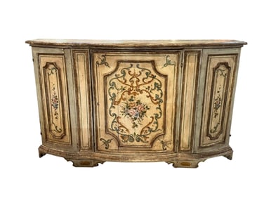 18th c. Italian Tuscan Painted Sideboard
