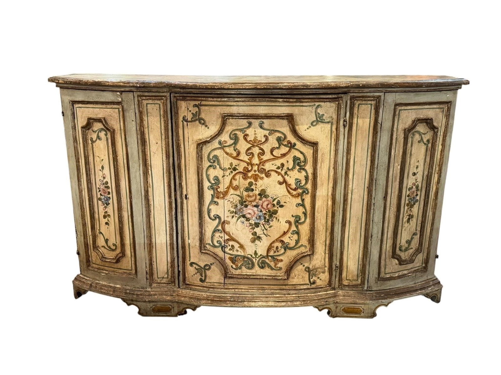 18th c. Italian Tuscan Painted Sideboard (1 of 4)