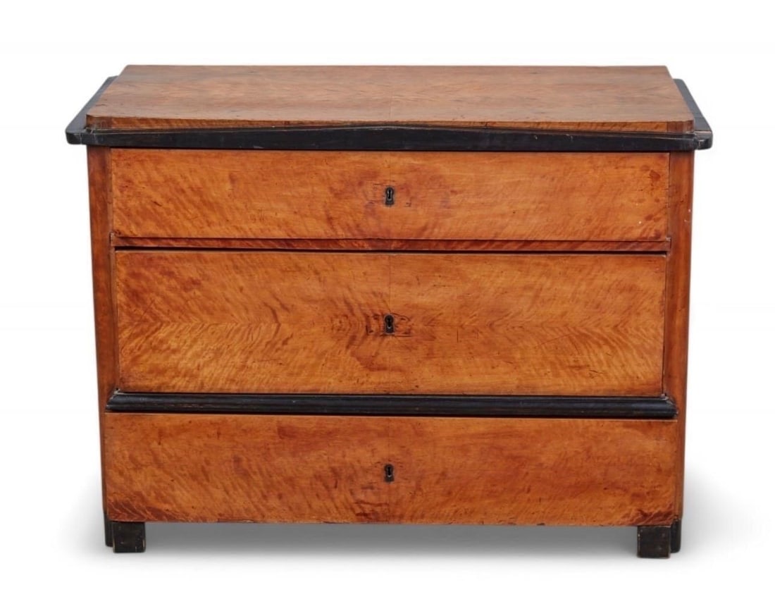 19th c. period Biedermeier chest (1 of 2)