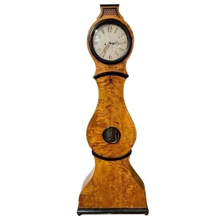 19th c. German Biedermeier Grandfather Clock (1 of 1)