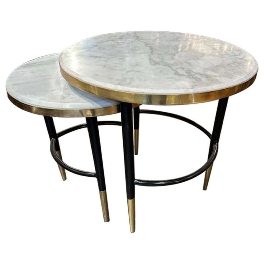 Set of Italian Designer Nesting Tables (1 of 1)