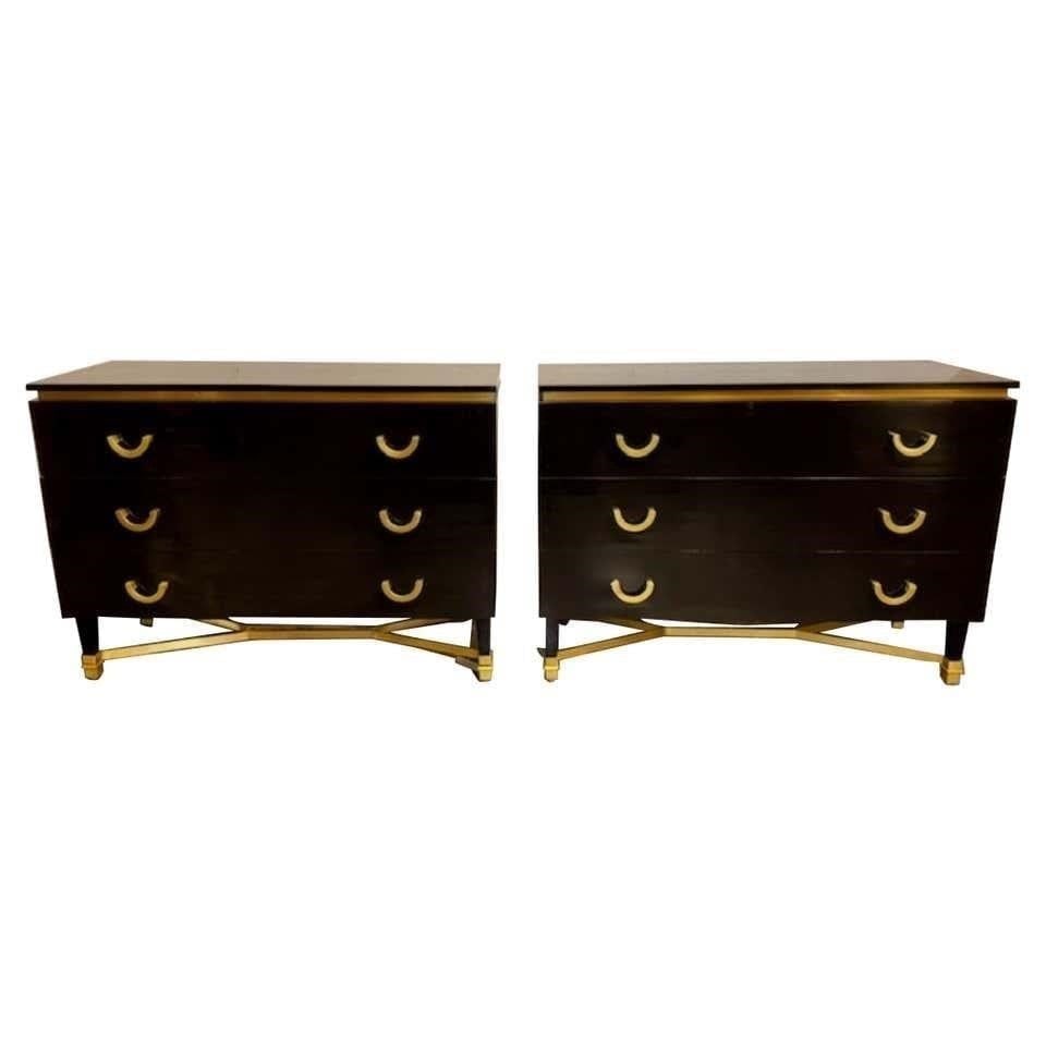 Pair of Italian Gucci Manner Commodes: This lot is located in Dallas, TX May have age appropriate wear consistent with use such as marks on the finish, scratches, scuffs etc. Please review photos carefully and ask questions prior to