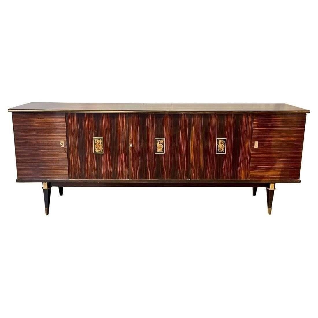 French Art Deco Macassar Ebony Sideboard (1 of 3)