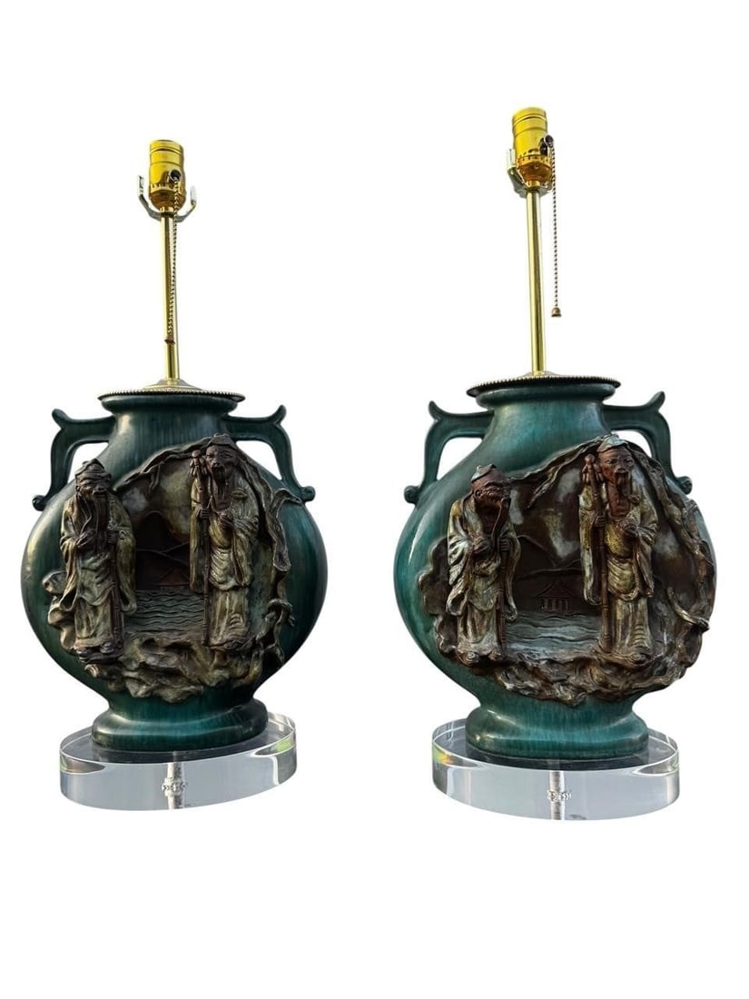 Labeled Marcello Fantoni Scholar Series Lamps (1 of 11)