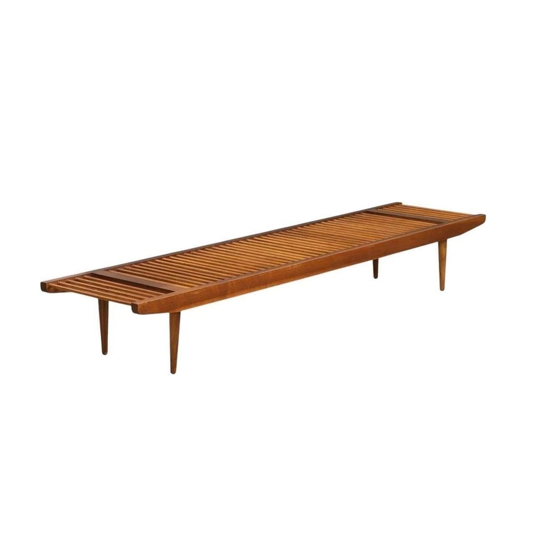 Vintage Milo Baughman Walnut Bench: This lot is located in Dallas, TX May have age appropriate wear consistent with use such as marks on the finish, scratches, scuffs etc. Please review photos carefully and ask questions prior to biddin