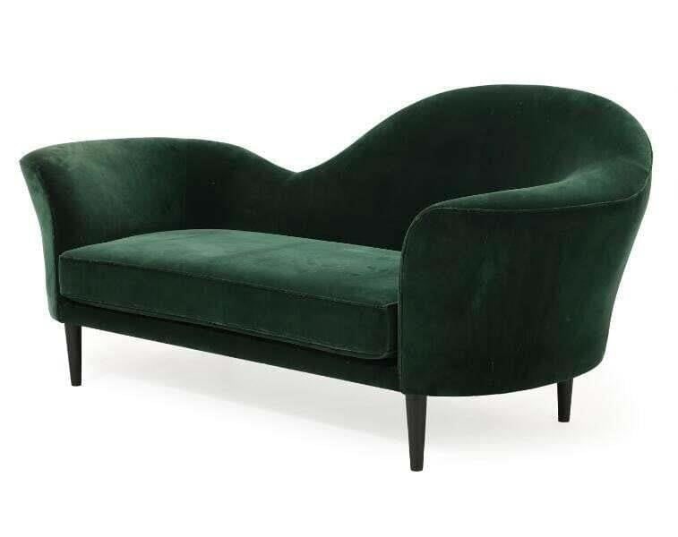 Gubi Olsen (Danish) "Grand Piano" Chaise Lounge: This lot is located in Dallas, TX May have age appropriate wear consistent with use such as marks on the finish, scratches, scuffs etc. Please review photos carefully and ask questions prior to biddin