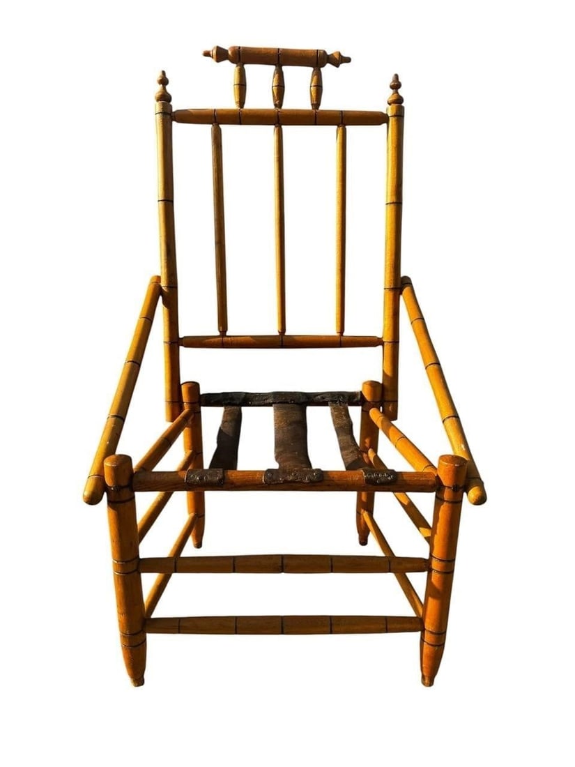 Aesthetic Movement Faux Bamboo Childs Chair (1 of 7)