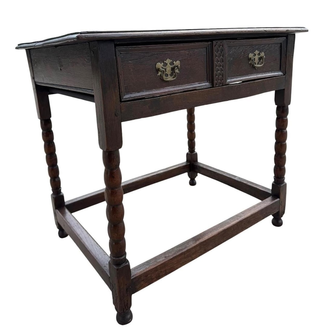William & Mary English Oak 18th century Table (1 of 4)
