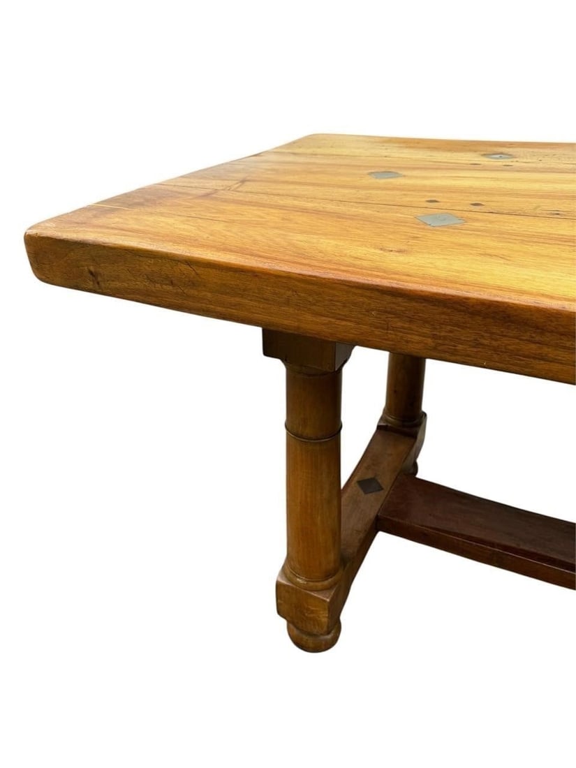 Designer Refectory Solid Hardwood Dining Table - 2