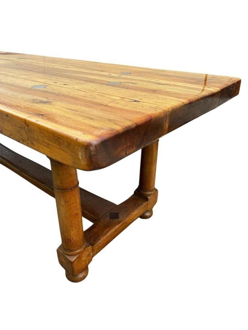 Designer Refectory Solid Hardwood Dining Table - 3