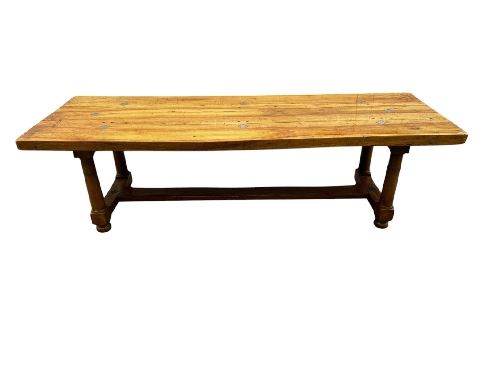 Designer Refectory Solid Hardwood Dining Table - 4
