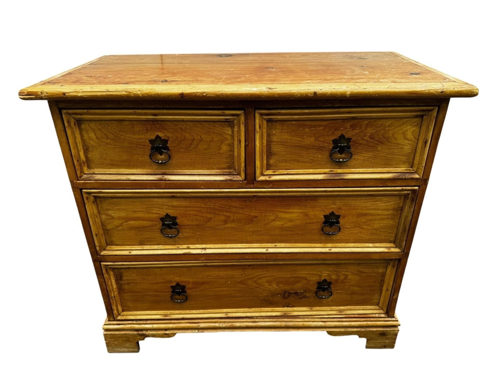 Antique English Pine Chest of Drawers (1 of 11)