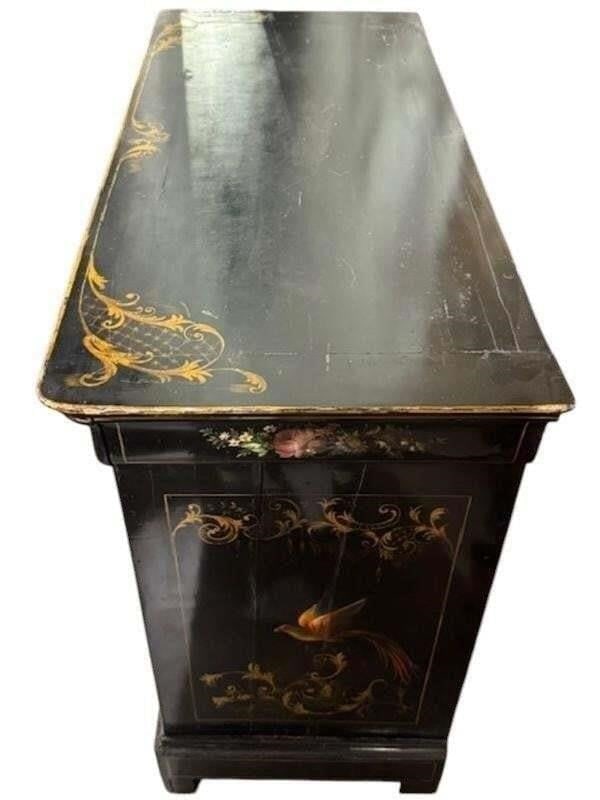 19th c. Painted Louis Philippe Commode - 4