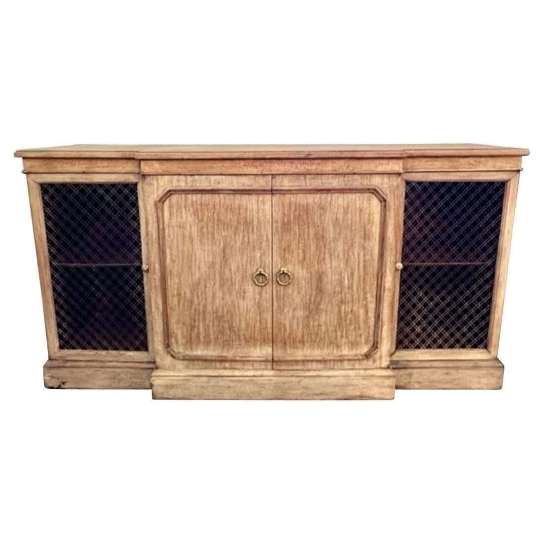 19th c. English Regency Bleached Credenza (1 of 1)