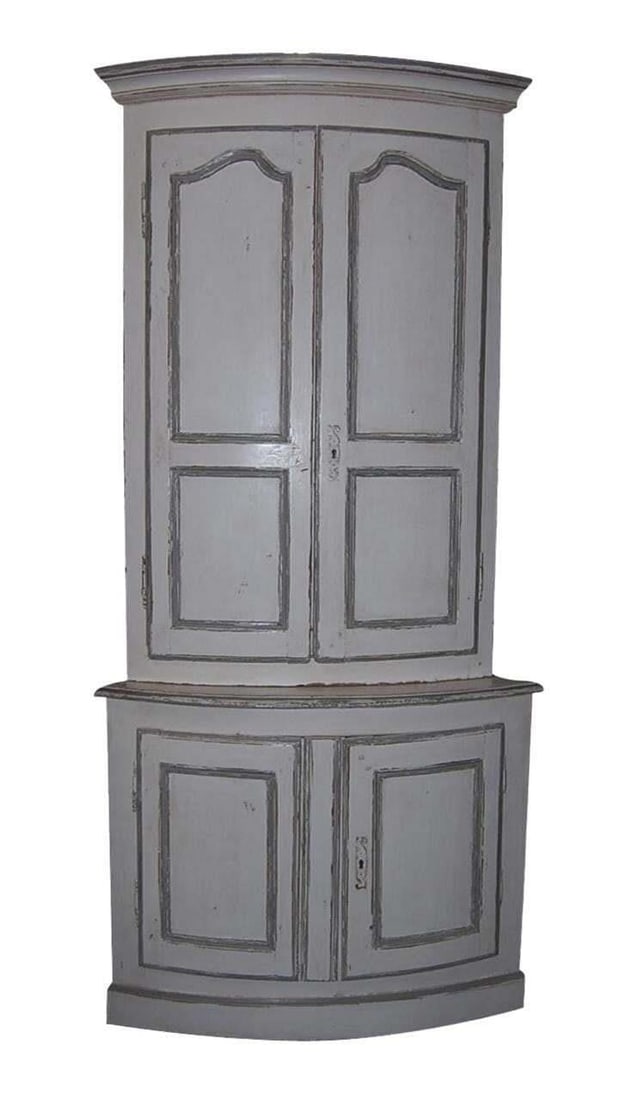 18th c. French Provincial Corner Cabinet (1 of 1)