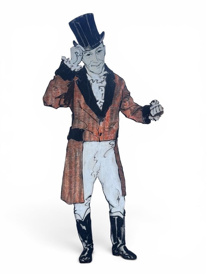 Antique Advertising Cut Out English Gentleman (1 of 9)