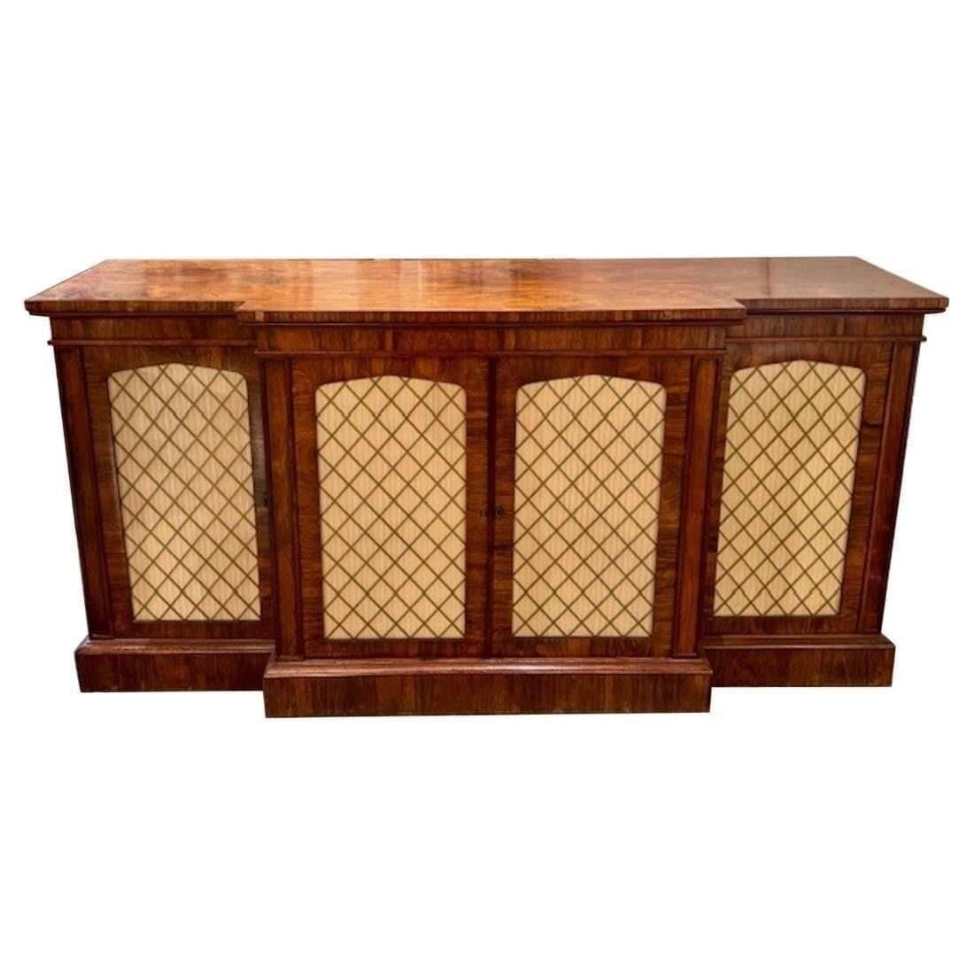19th c. English rosewood Credenza (1 of 5)