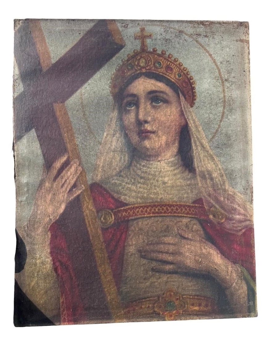 19th c. Italian School Saint Helena Painting (1 of 6)