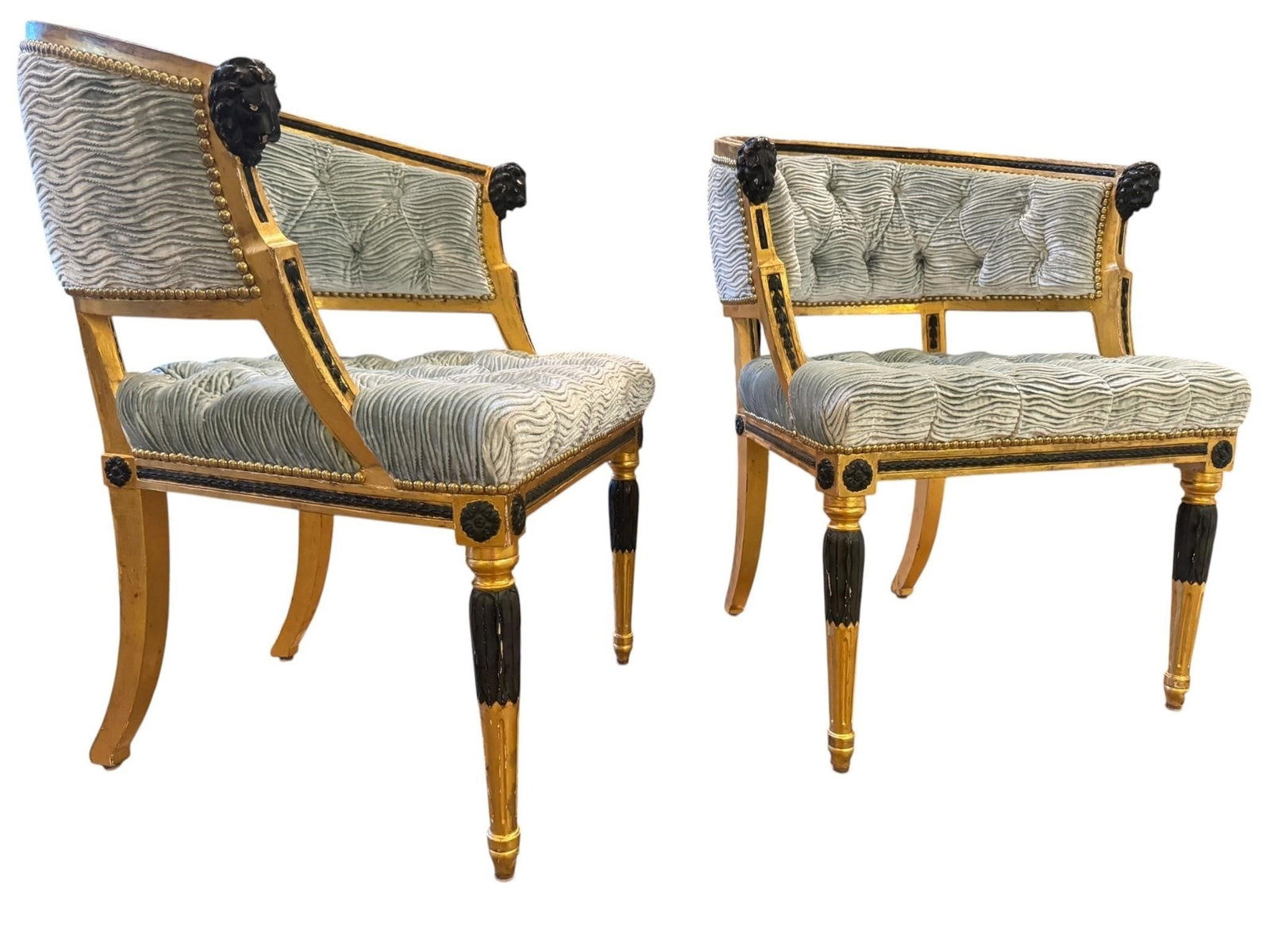 Pair Swedish Neoclassical Chairs Ephraim Stahl (1 of 16)