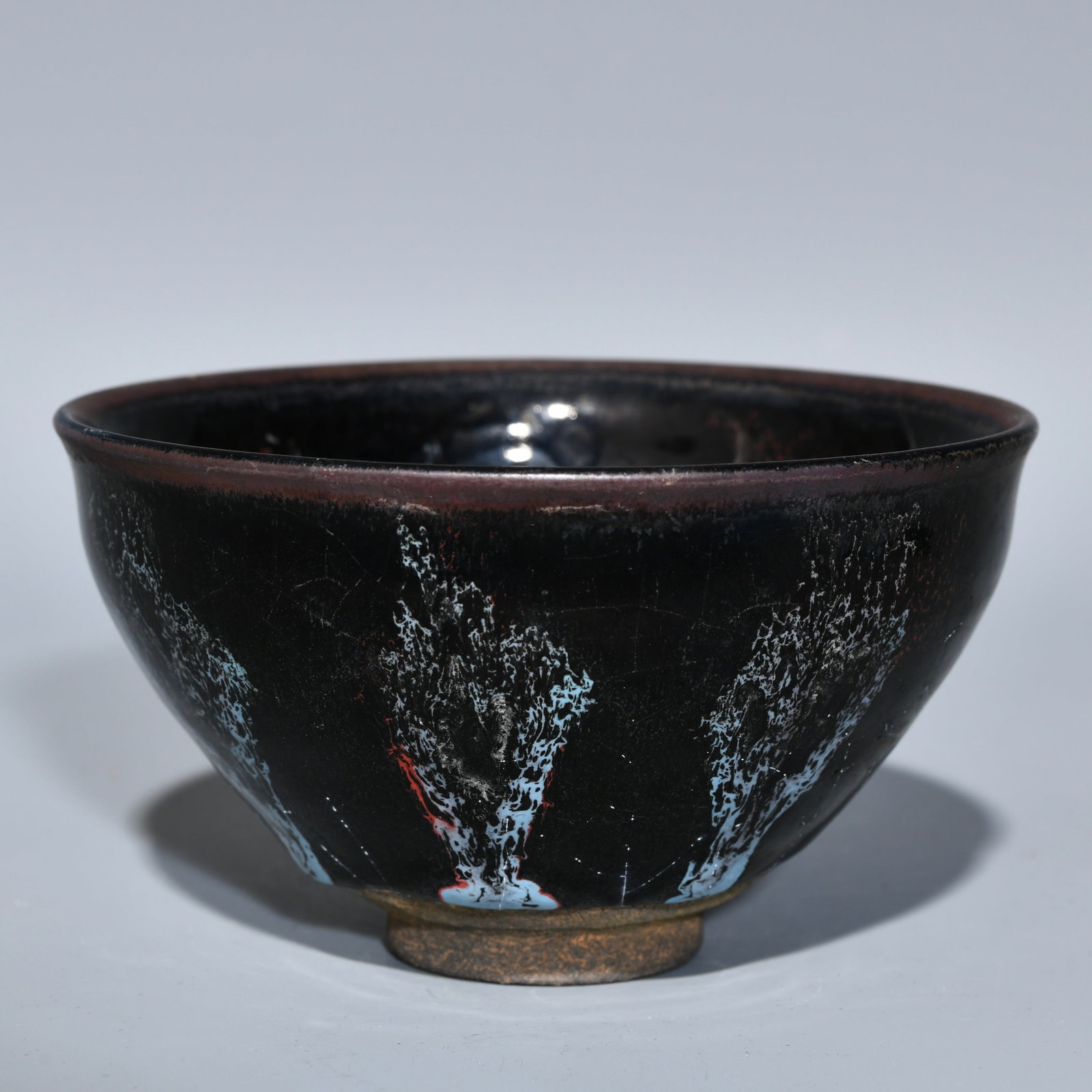 Chinese jian kiln porcelain bowl Song dynasty: Size: Width 12.6 cm - Height 7.3 cm Materials: Porcelain Time Period: Song dynasty Manufactured Date: 10th-c Period Origin: China The Song dynasty (960–1279 CE) was a period of Chinese history known