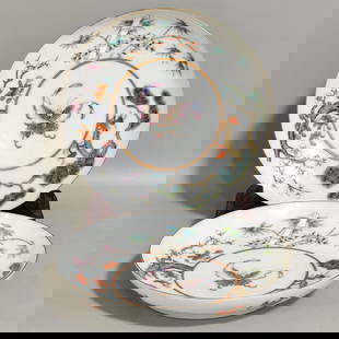 Chinese famille rose porcelain plate pair Qing dynasty Daoguang Mark & Period: Size: Width 12.5 cm - Height 2.4 cm Materials: Porcelain Time Period: Qing dynasty Manufactured Date: Daoguang Mark & Period Origin: China The Daoguang Emperor, also known by his temple name Emperor X