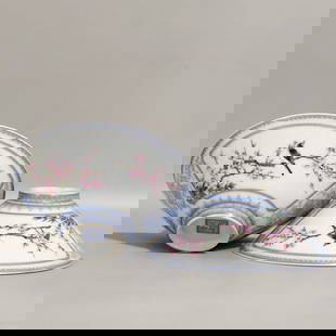 Chinese famille rose porcelain bowl pair Qing dynasty Qianlong Mark & Period: Size: Width 9.2 cm - Height 3.6 cm Materials: Porcelain Time Period: Qing dynasty Manufactured Date: Qianlong Mark & Period Origin: China The Qianlong Emperor, also known by his temple name Emperor Ga