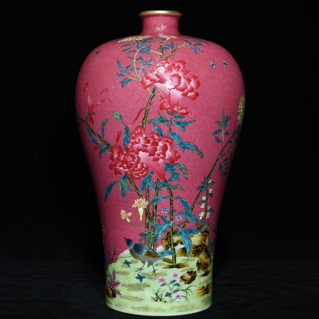 Chinese famille rose porcelain vase Qing dynasty Yongzheng Mark & Period (1 of 9)