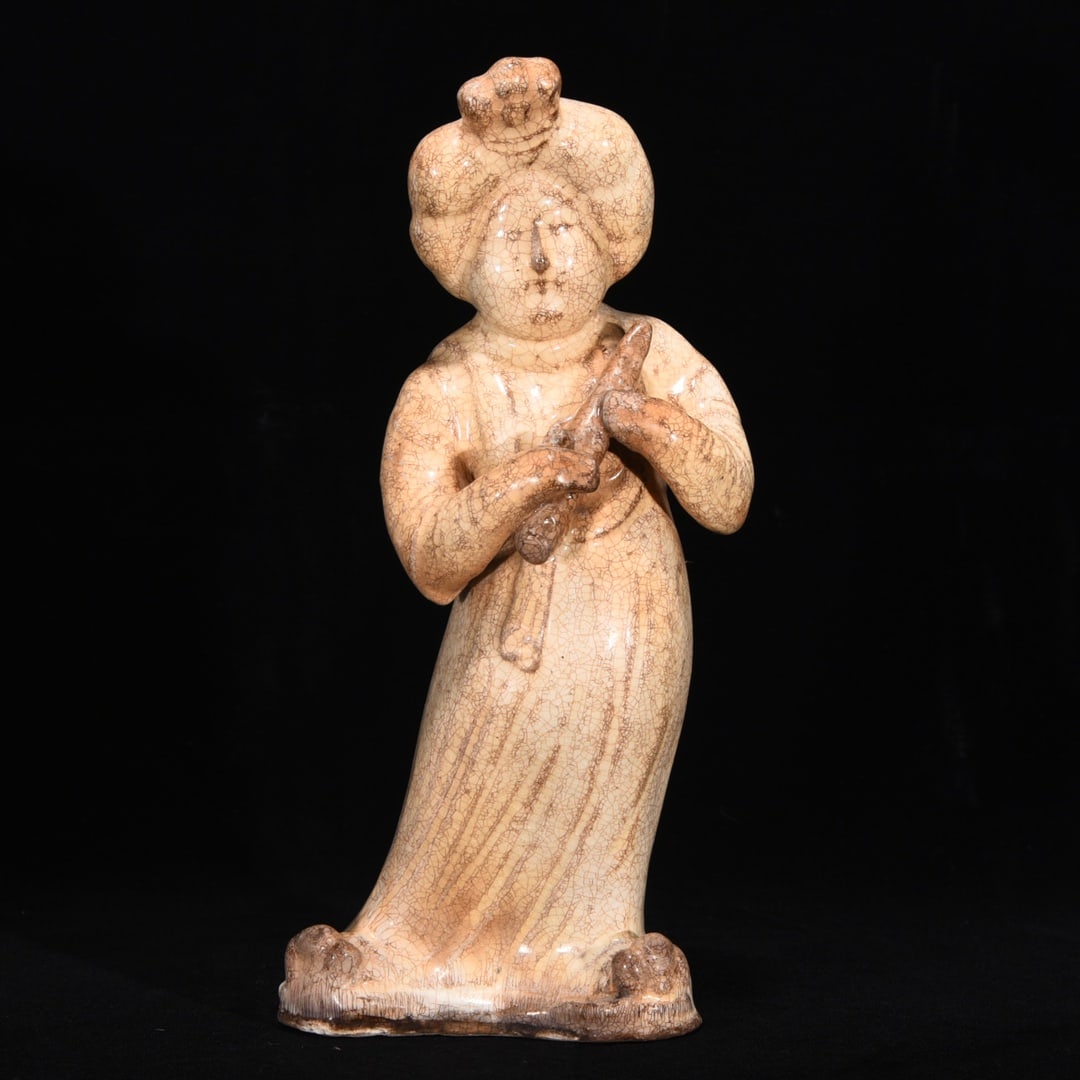 Chinese ding kiln porcelain lady figure Song dynasty (1 of 9)