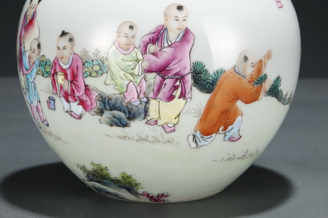 Chinese famille rose porcelain vase Qing dynasty Yongzheng Mark & Period - 6