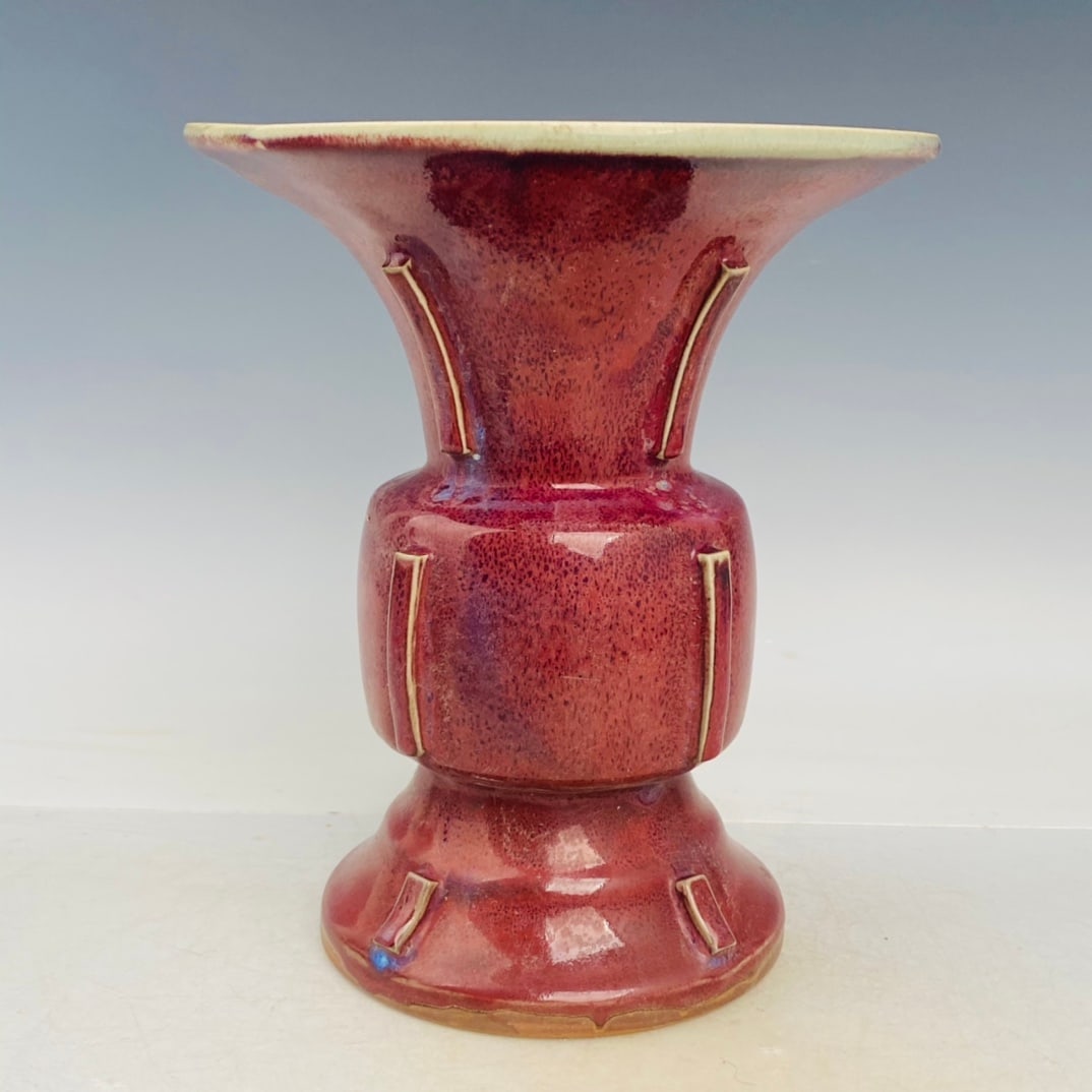 Chinese jun kiln porcelain vase Song dynasty: Size: Height 26.5 cm - Width 22 cm Materials: Porcelain Time Period: Song dynasty Manufactured Date: 10th-c Object: Chinese Antique ⛨ Purchase With Confidence ✔ Verified Auction Hou