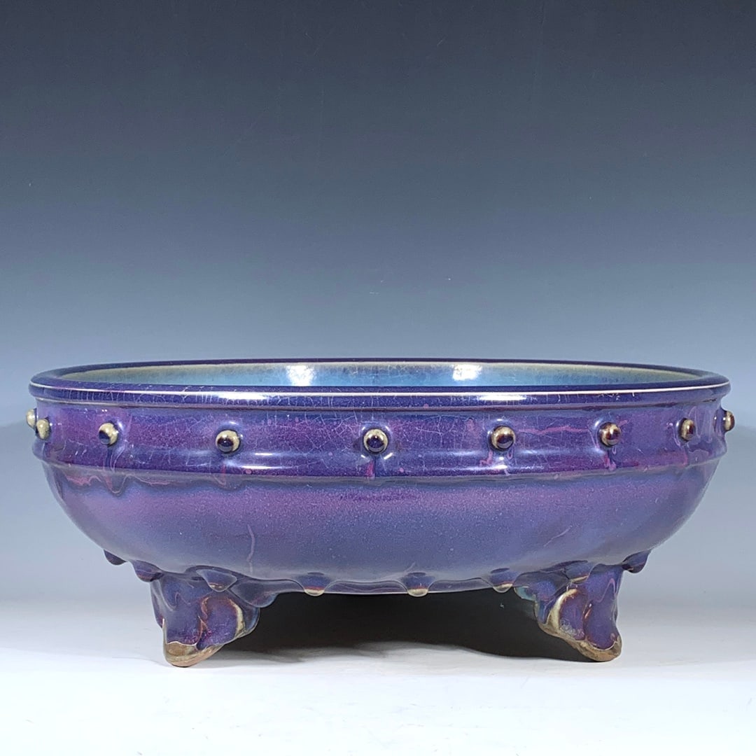 Chinese jun kiln porcelain washer Song dynasty: Size: Width 40 cm - Height 15.5 cm Materials: Porcelain Time Period: Song dynasty Manufactured Date: 10th-c Period Object: Chinese Antique ⛨ Purchase With Confidence ✔ Verified Auct