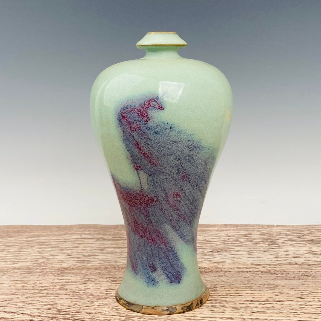 Chinese jun kiln porcelain vase Song dynasty: Size: Height 28 cm - Width 14 cm Materials: Porcelain Time Period: Song dynasty Manufactured Date: 10th-c Object: Chinese Antique ⛨ Purchase With Confidence ✔ Verified Auction House