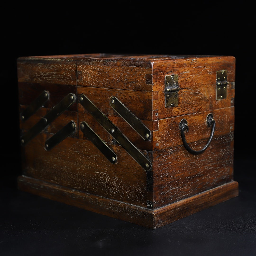 Chinese rose wood treasure box Qing dynasty (1 of 10)