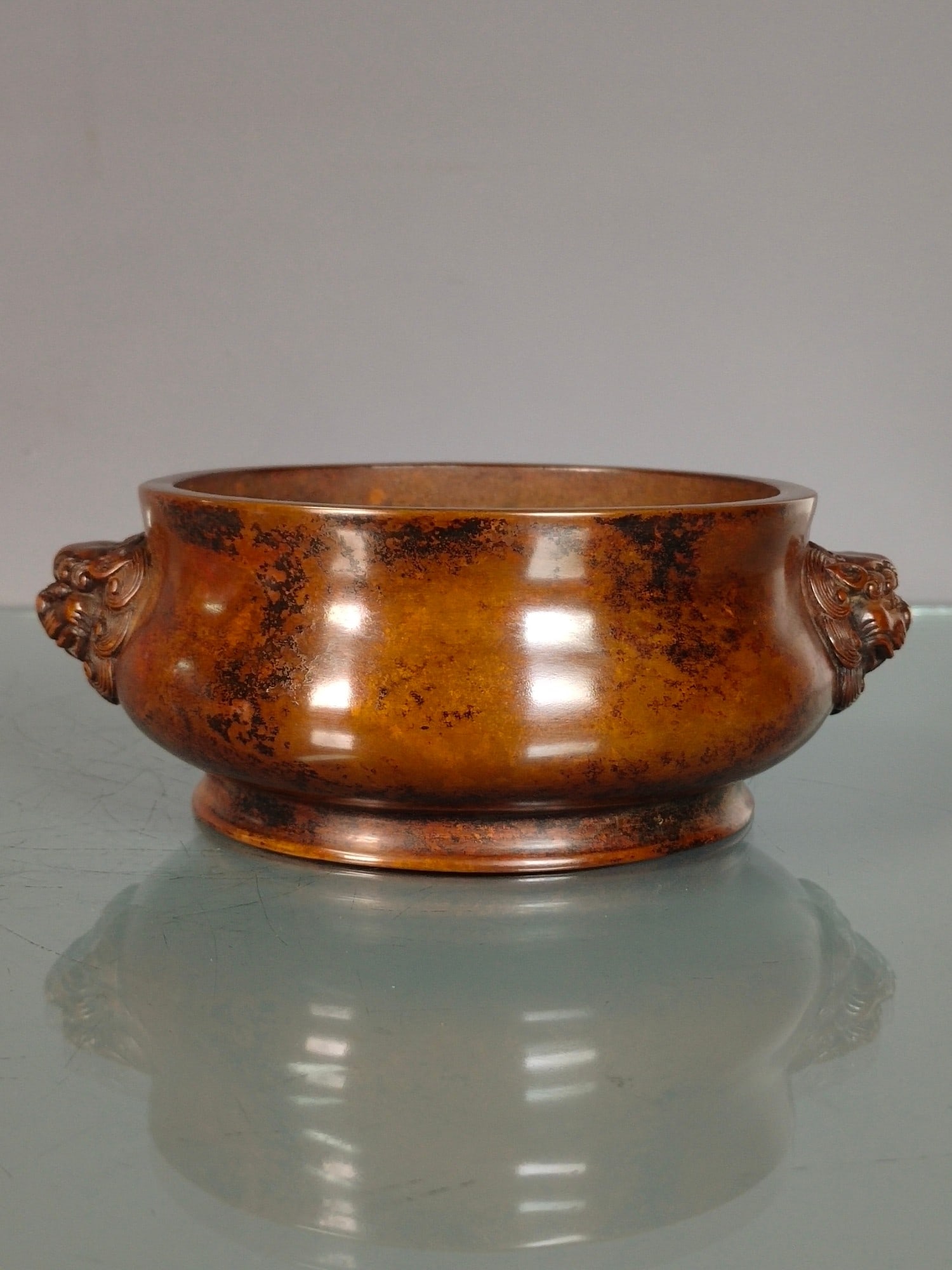 Chinese bronze ware incense burner Qing dynasty Qianlong Mark & Period (1 of 9)