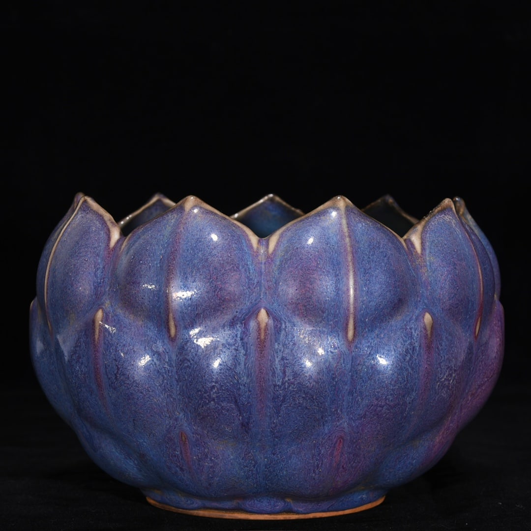Song Dynasty Jun kiln rose and purple lotus petal washer: Size: Width 17.5 cm - Height 11.5 cm Materials: Porcelain Time Period: Song dynasty Manufactured Date: 10th-c Period Object: Chinese Antique ⛨ Purchase With Confidence ✔ Verified Au