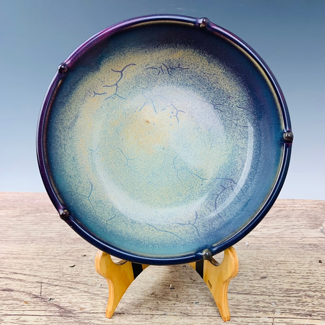 Chinese jun kiln porcelain washer Song dynasty (1 of 9)