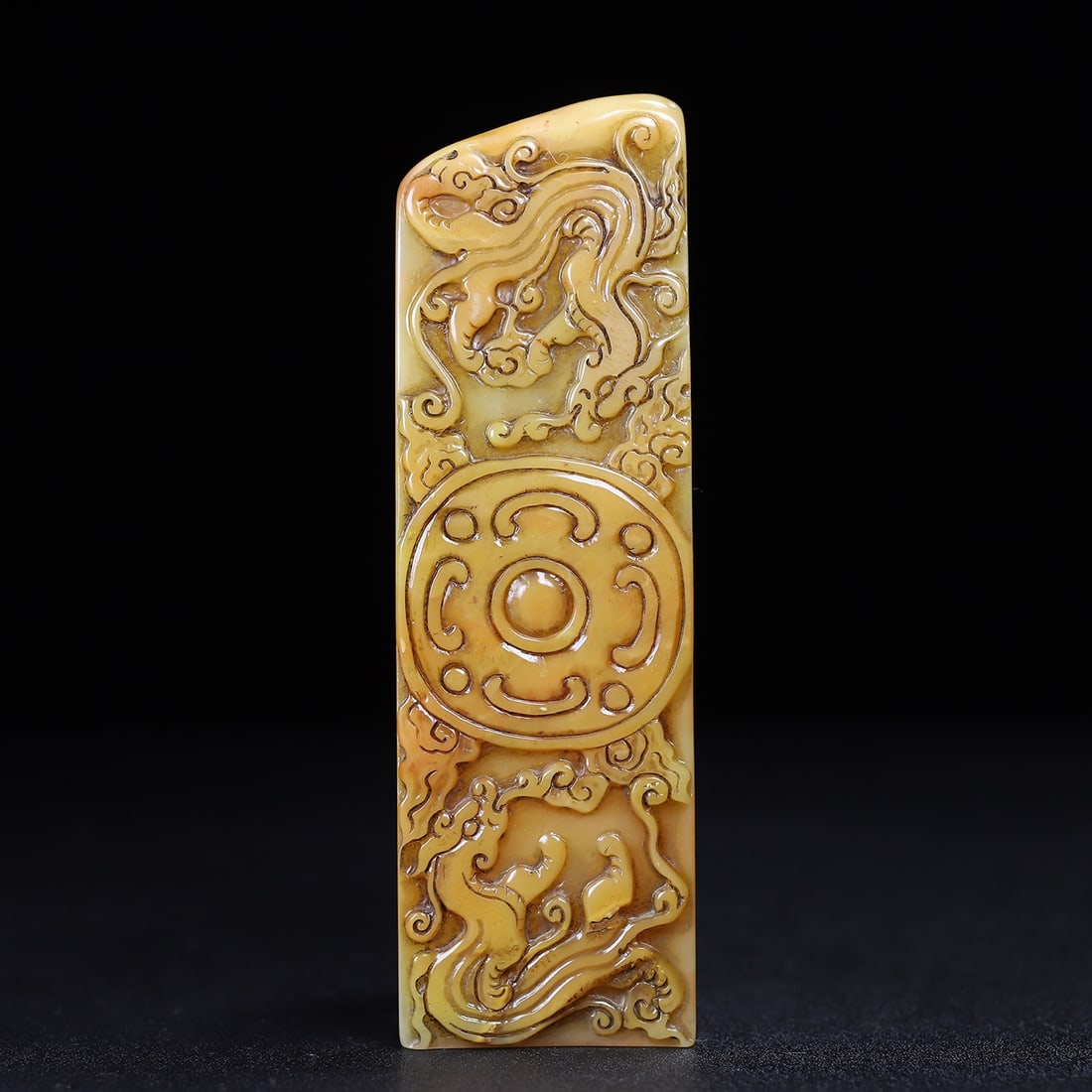Chinese natural shoushan stone carved seal Qing dynasty (1 of 10)