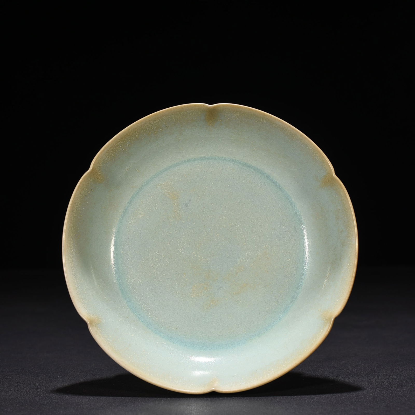 Song Dynasty Ru kiln azure glaze sunflower wash (1 of 5)