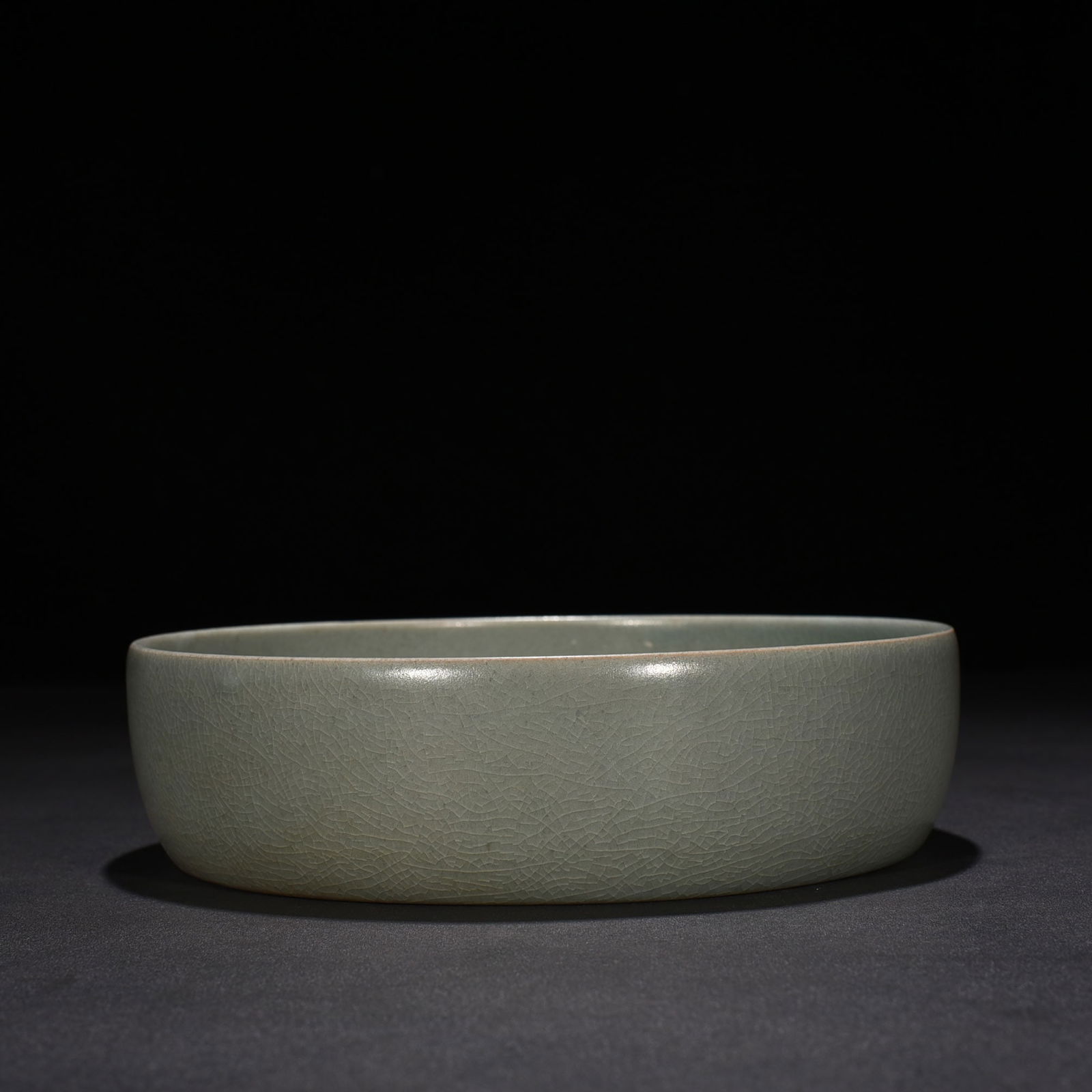 Song Dynasty Ru kiln shrimp green glaze engraved with inscription Panlong deep belly washing: Size: Width 19 cm - Height 5 cm Materials: Porcelain Time Period: Song dynasty Manufactured Date: 10th-c Period Object: Chinese Antique ⛨ Purchase With Confidence ✔ Verified Auction