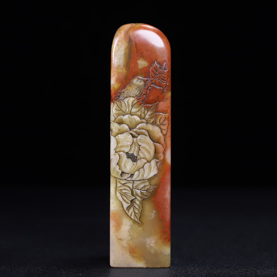 Chinese natural shoushan stone carved seal Qing dynasty (1 of 10)
