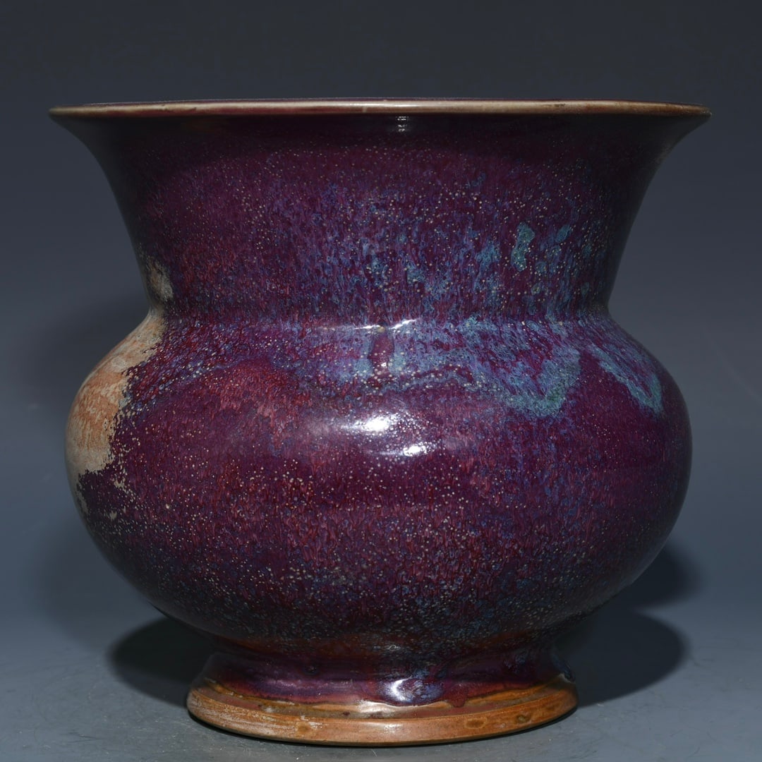 Chinese jun kiln porcelain jar Song dynasty (1 of 9)