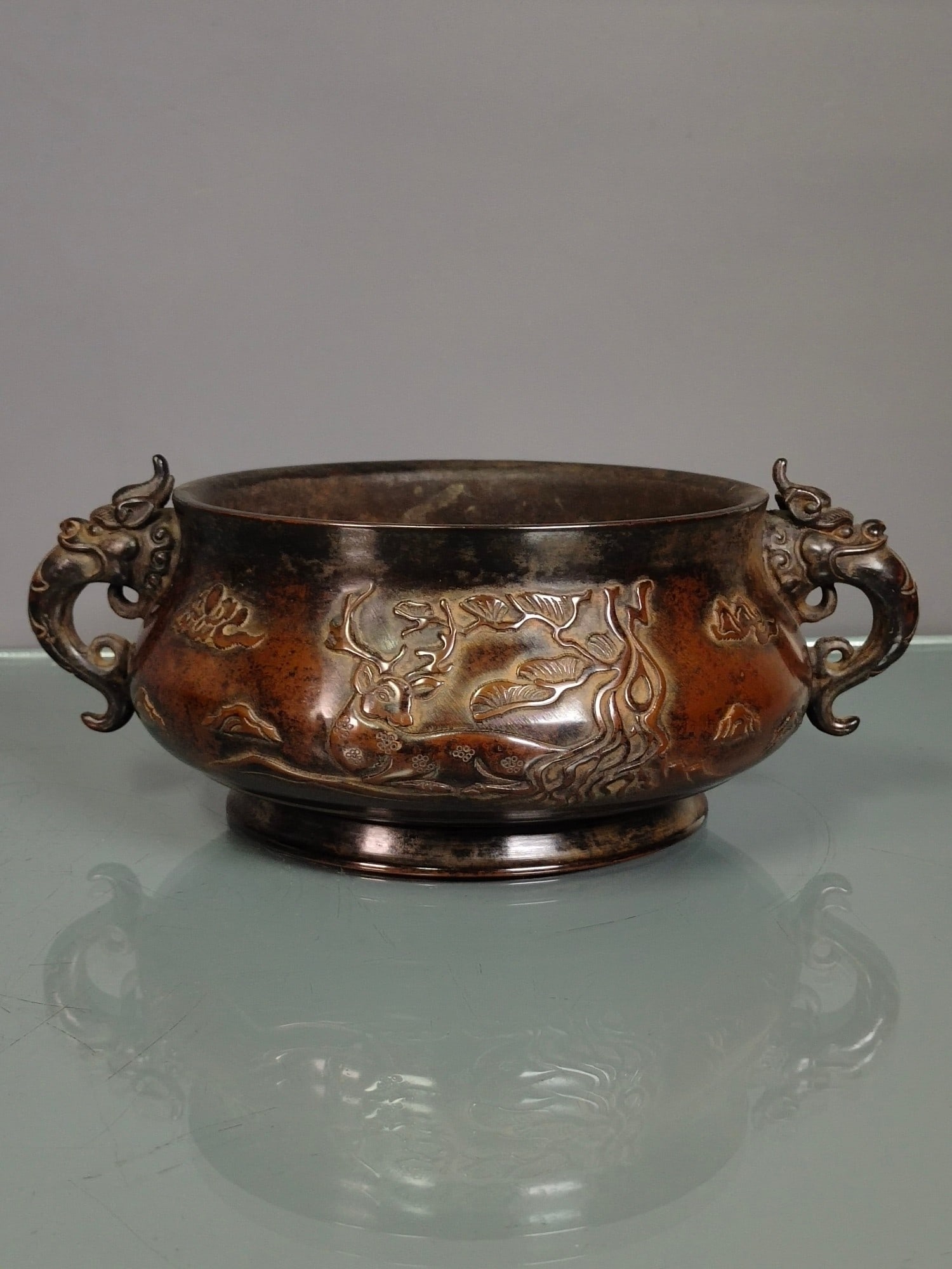 Chinese bronze ware incense burner Ming dynasty Xuande Mark & Period (1 of 9)