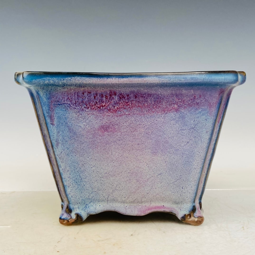 Chinese jun kiln porcelain flowerpot Song dynasty (1 of 9)