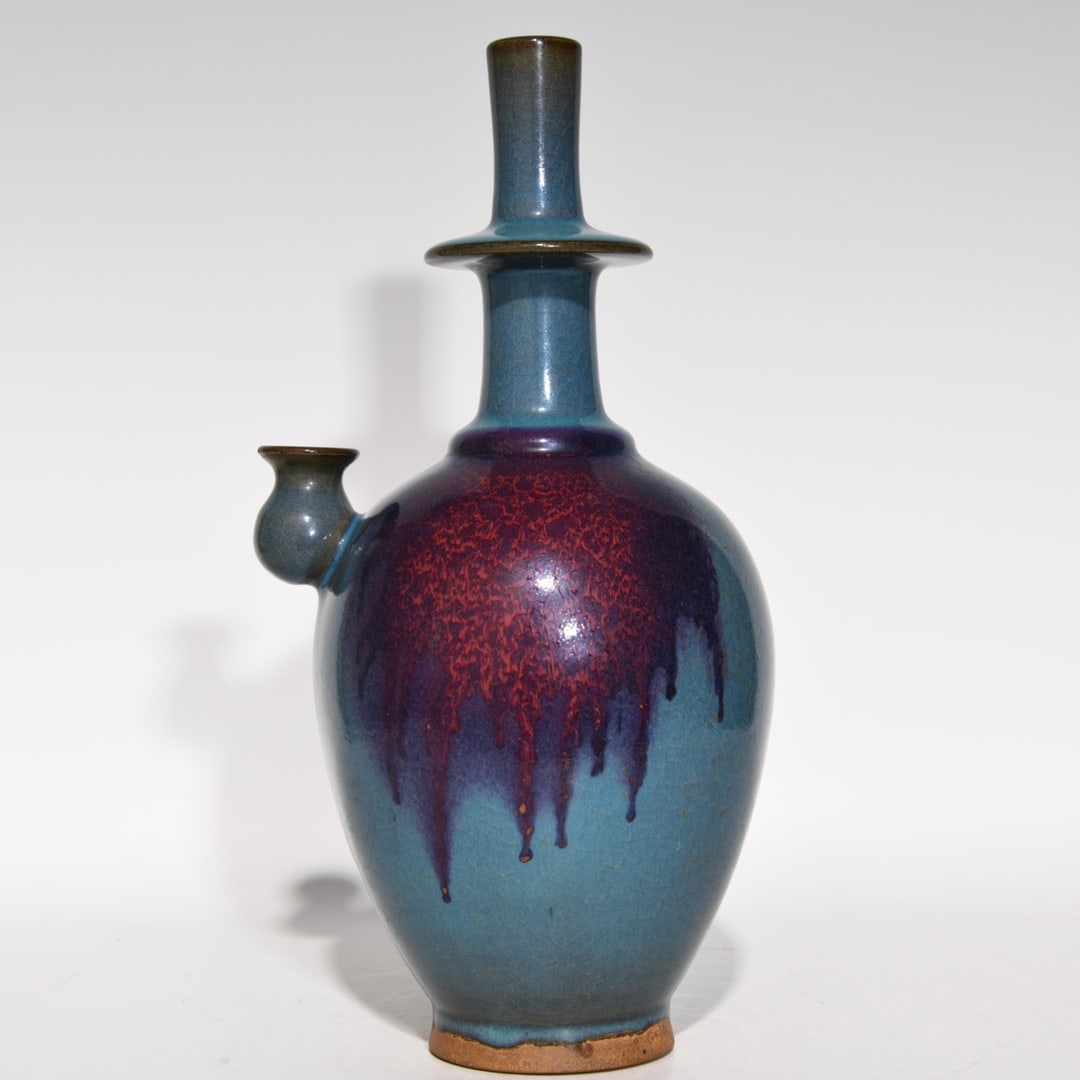 Chinese Jun kiln pure porcelain bottle Song dynasty (1 of 9)