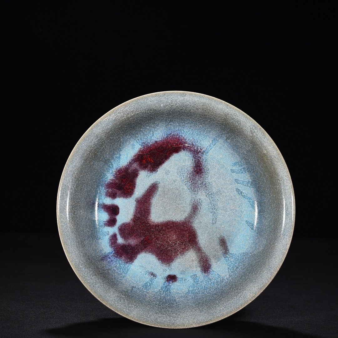 Chinese jun kiln porcelain plate Song dynasty (1 of 8)