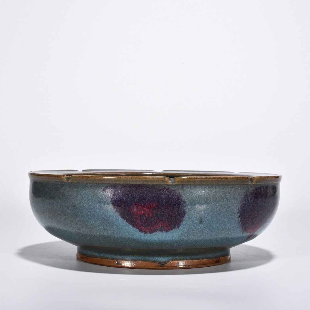 Chinese jun kiln porcelain washer Song dynasty (1 of 8)