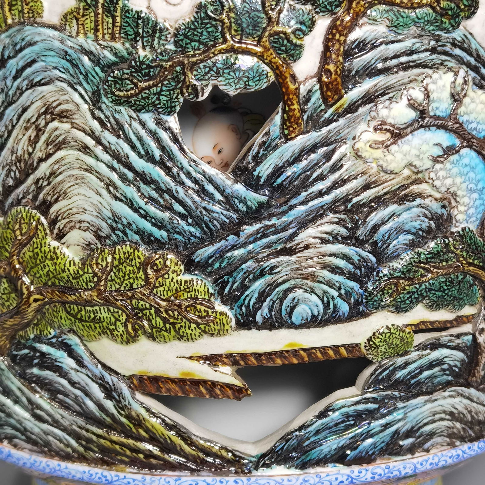 Chinese famille rose porcelain vase Qing dynasty Qianlong Mark & Period - 7