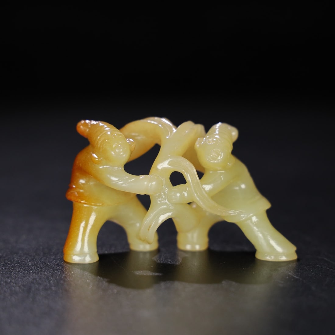 Chinese natural jade carved ornaments Qing dynasty (1 of 9)