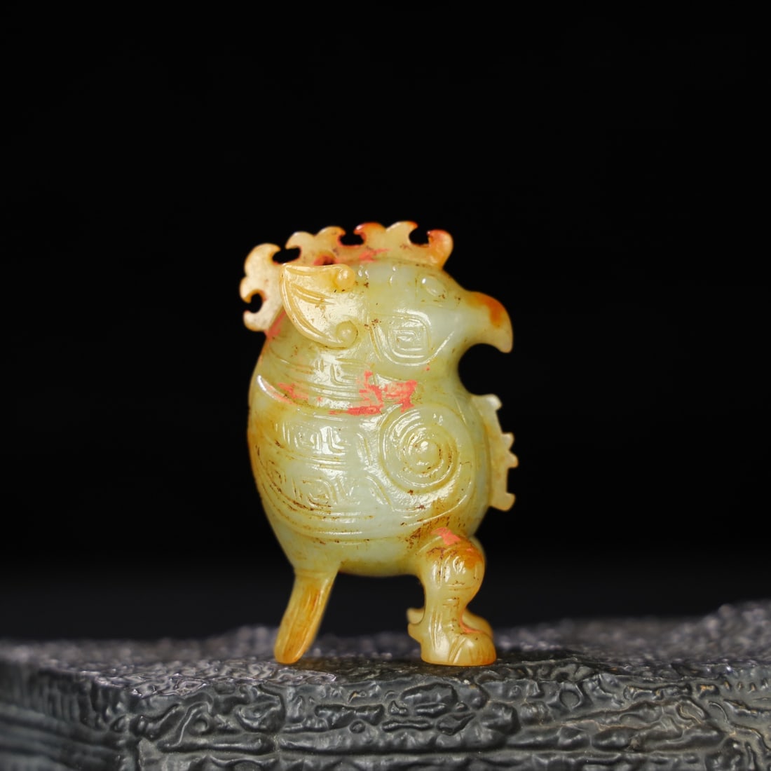 Chinese natural jade carved ornaments (1 of 9)