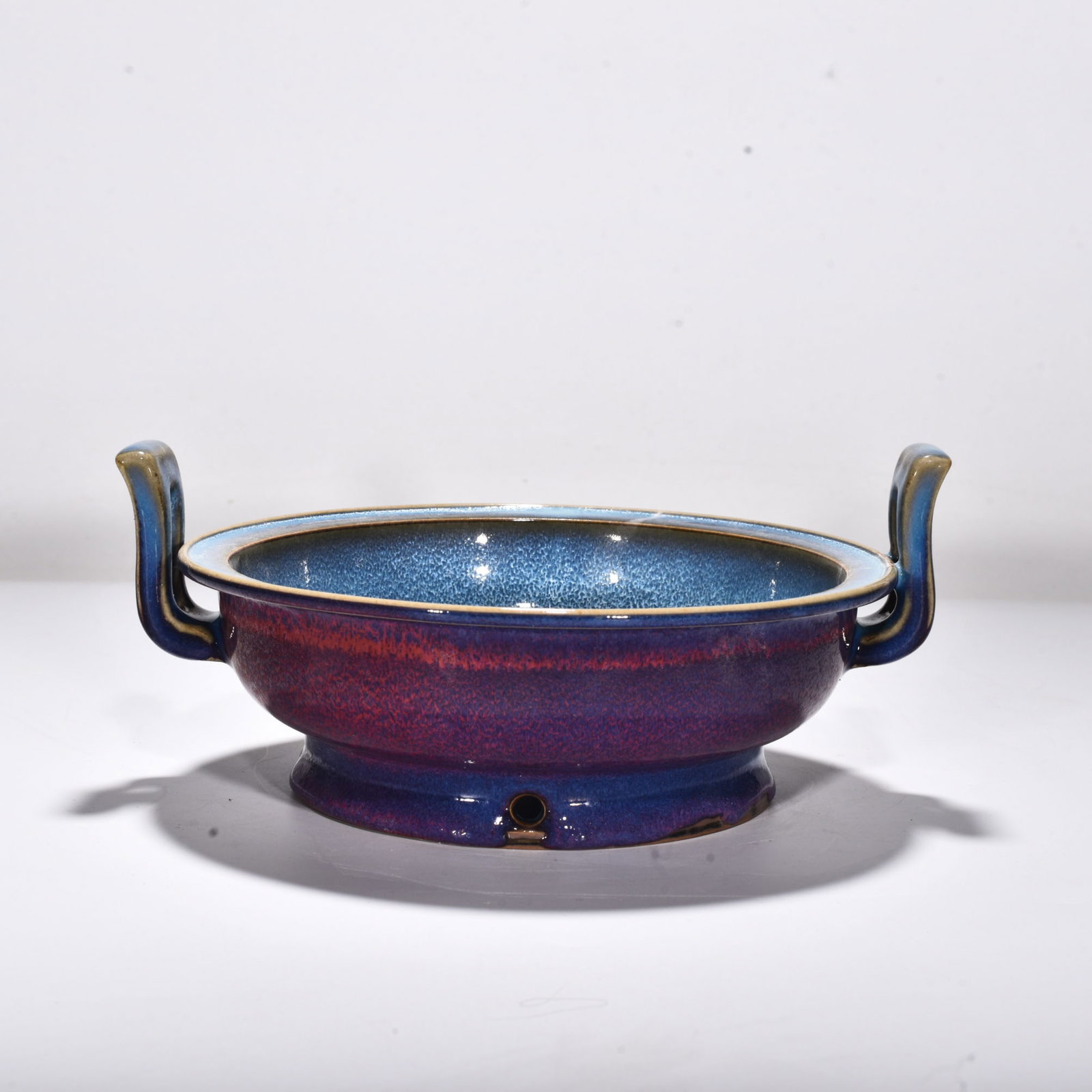 Song Dynasty Jun kiln rose purple glazed armor plate: Size: Width 24.5 cm - Height 10.5 cm Materials: Porcelain Time Period: Song dynasty Manufactured Date: 10th-c Period Object: Chinese Antique ⛨ Purchase With Confidence ✔ Verified Au